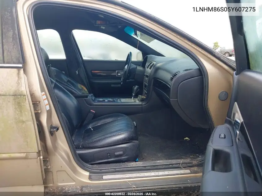 2005 Lincoln Ls V6 VIN: 1LNHM86S05Y607275 Lot: 42200932