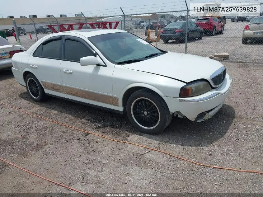 2005 Lincoln Ls V8 VIN: 1LNHM87A25Y639828 Lot: 42471460