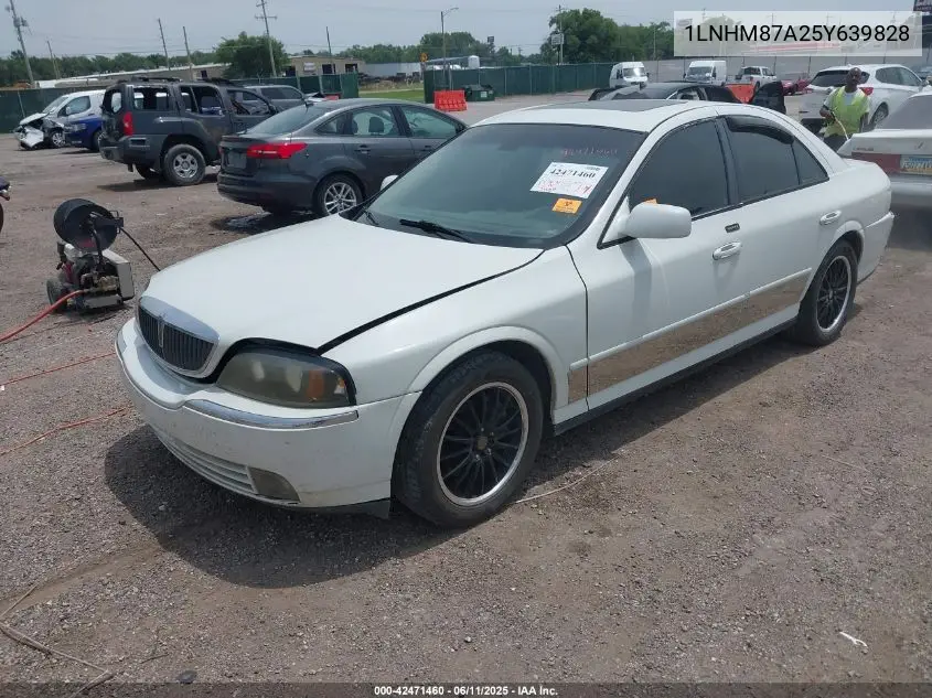2005 Lincoln Ls V8 VIN: 1LNHM87A25Y639828 Lot: 42471460