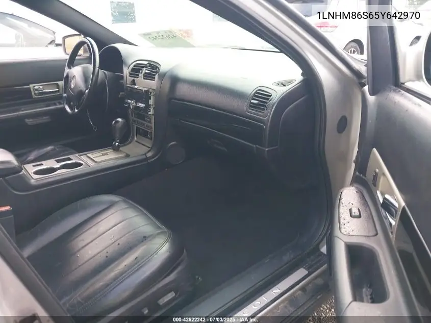 2005 Lincoln Ls V6 VIN: 1LNHM86S65Y642970 Lot: 42622242