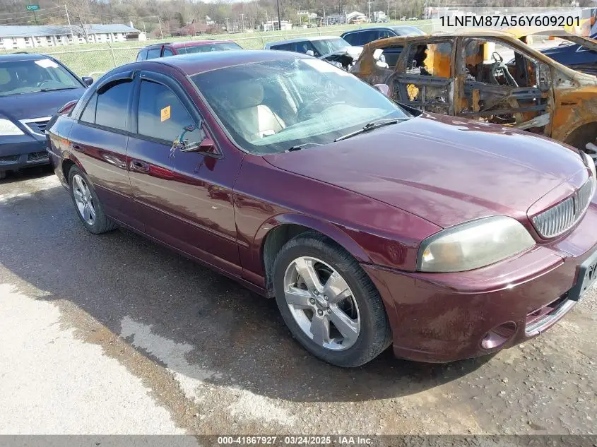2006 Lincoln Ls V8 VIN: 1LNFM87A56Y609201 Lot: 41867927