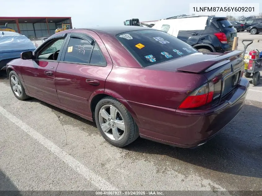 2006 Lincoln Ls V8 VIN: 1LNFM87A56Y609201 Lot: 41867927
