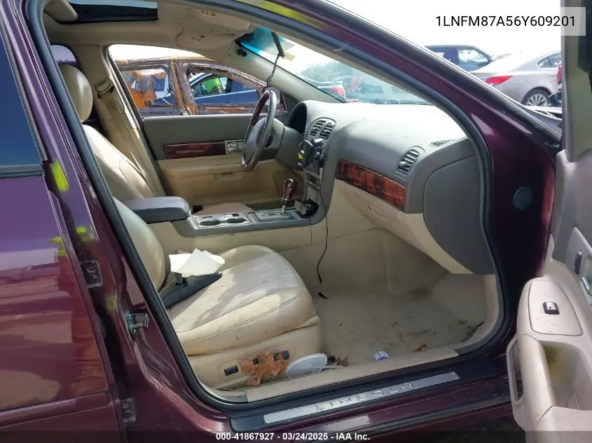 2006 Lincoln Ls V8 VIN: 1LNFM87A56Y609201 Lot: 41867927