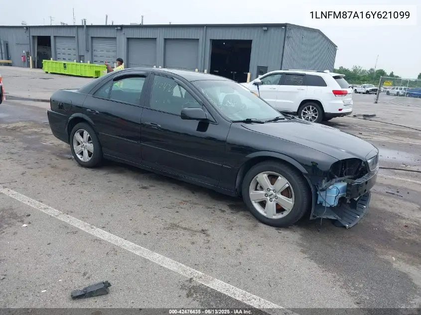 2006 Lincoln Ls V8 VIN: 1LNFM87A16Y621099 Lot: 42476435