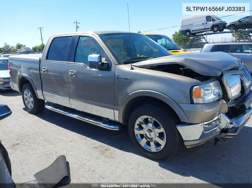 2006 Lincoln Mark Lt VIN: 5LTPW16566FJ03383 Lot: 42057560