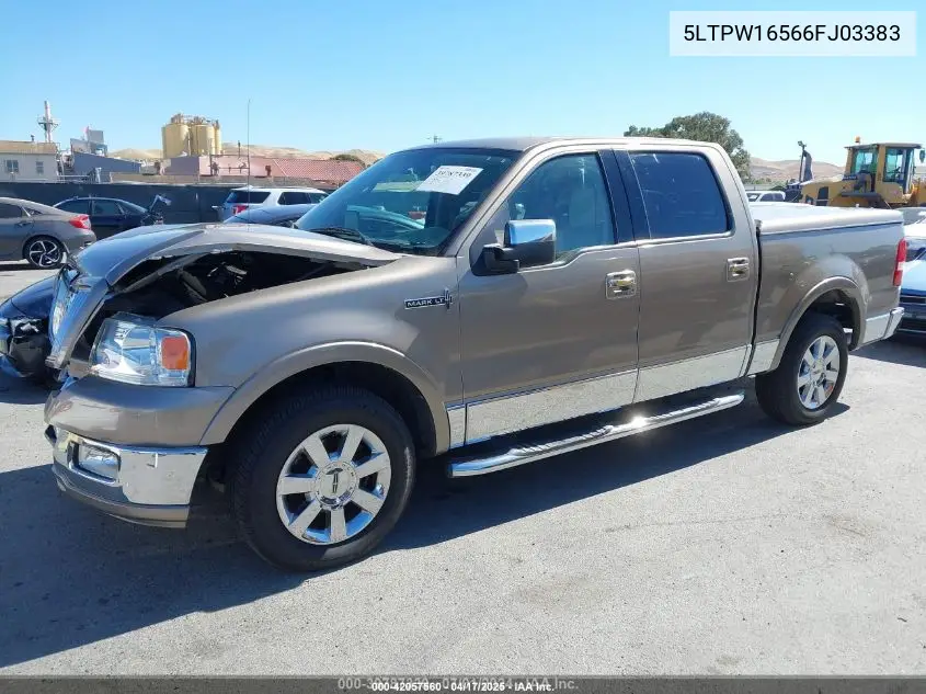 2006 Lincoln Mark Lt VIN: 5LTPW16566FJ03383 Lot: 42057560