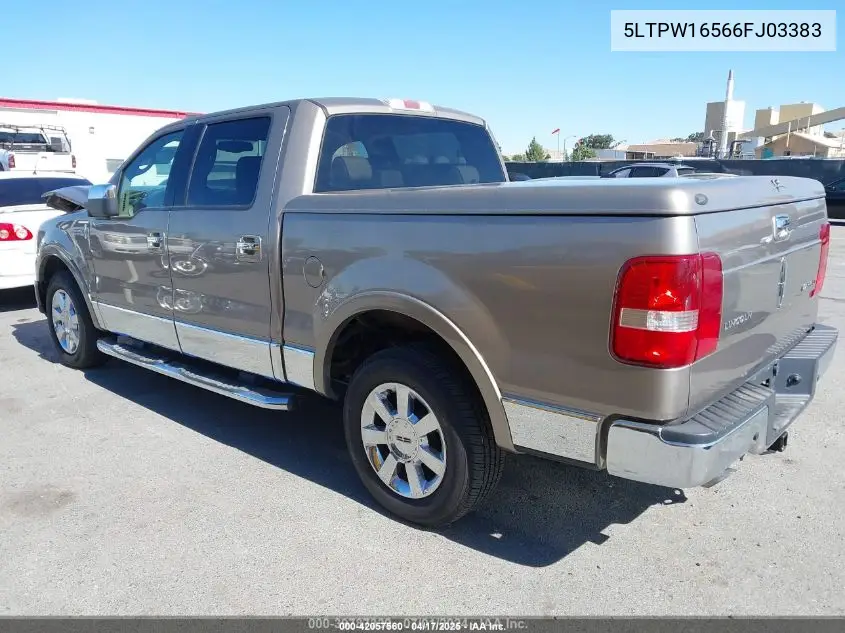 2006 Lincoln Mark Lt VIN: 5LTPW16566FJ03383 Lot: 42057560
