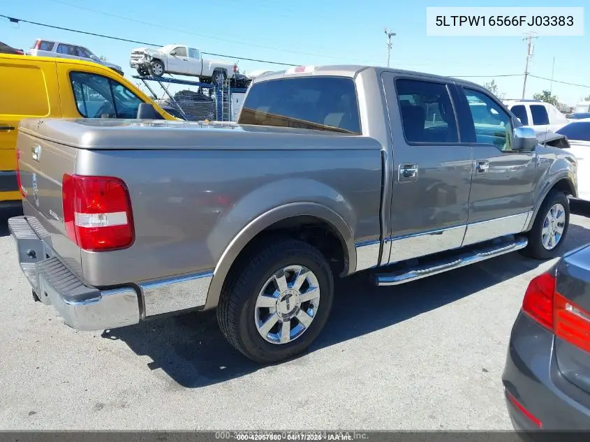 2006 Lincoln Mark Lt VIN: 5LTPW16566FJ03383 Lot: 42057560