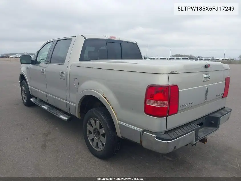 2006 Lincoln Mark Lt VIN: 5LTPW185X6FJ17249 Lot: 42146867