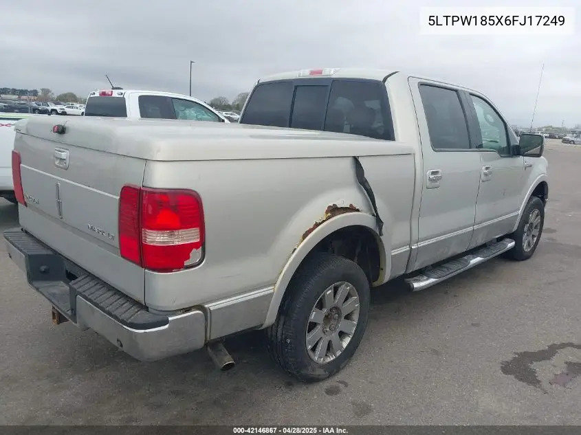 2006 Lincoln Mark Lt VIN: 5LTPW185X6FJ17249 Lot: 42146867