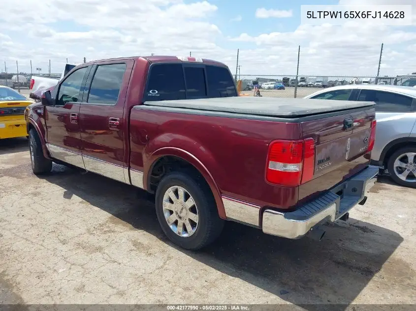 2006 Lincoln Mark Lt VIN: 5LTPW165X6FJ14628 Lot: 42177990