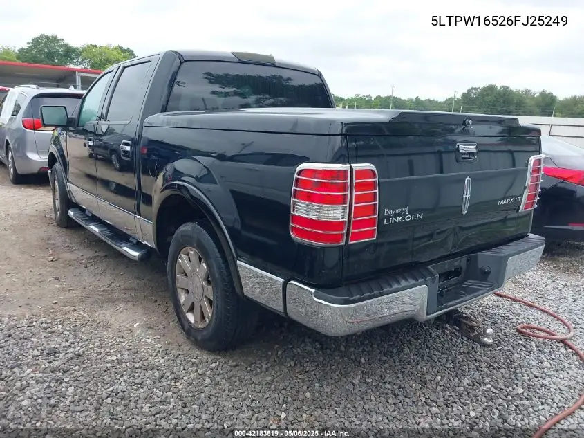 2006 Lincoln Mark Lt VIN: 5LTPW16526FJ25249 Lot: 42183619