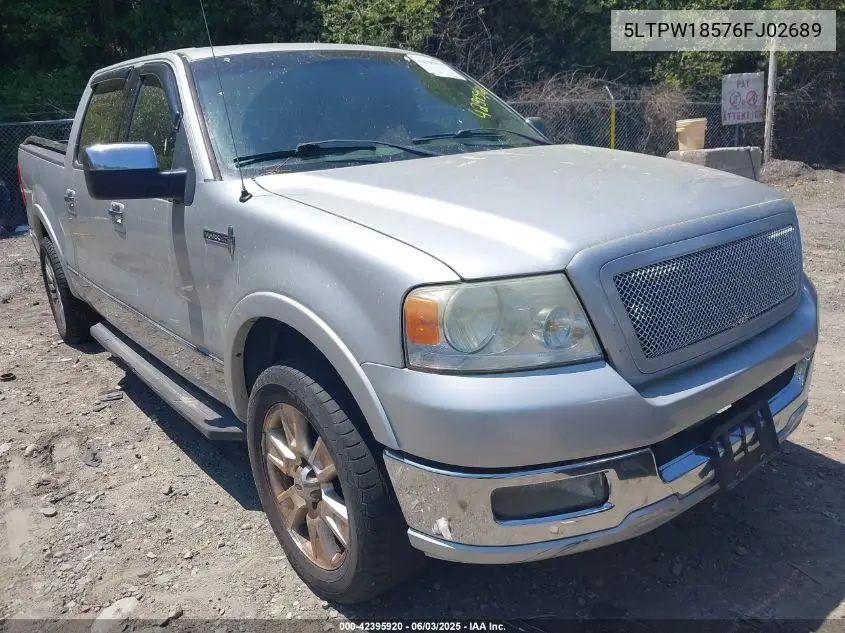 2006 Lincoln Mark Lt VIN: 5LTPW18576FJ02689 Lot: 42395920