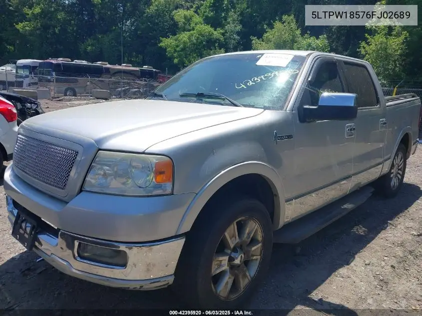 2006 Lincoln Mark Lt VIN: 5LTPW18576FJ02689 Lot: 42395920