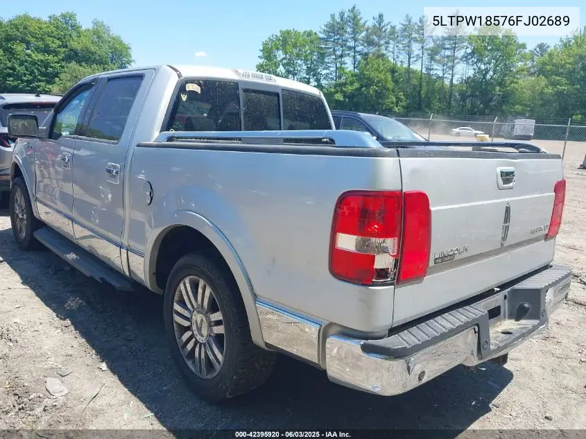 2006 Lincoln Mark Lt VIN: 5LTPW18576FJ02689 Lot: 42395920