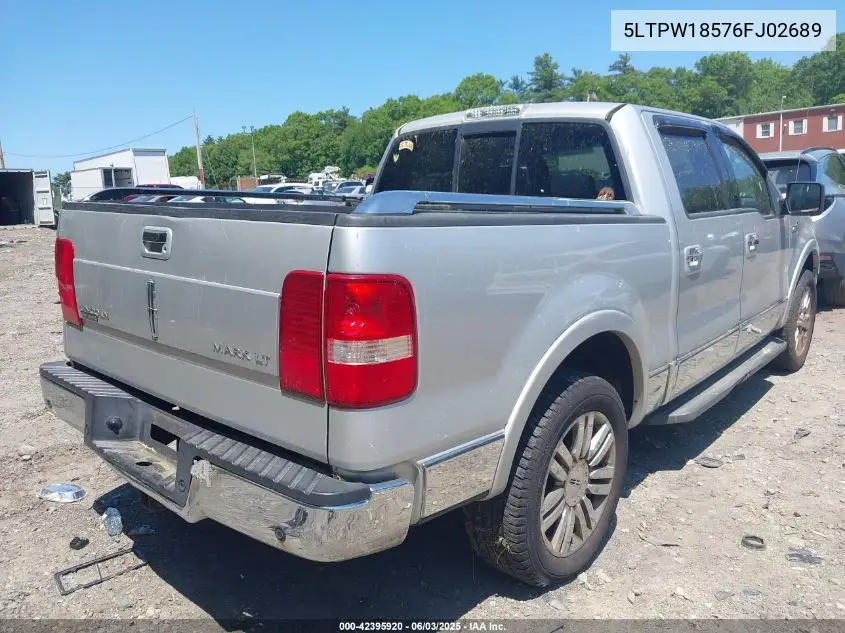 2006 Lincoln Mark Lt VIN: 5LTPW18576FJ02689 Lot: 42395920