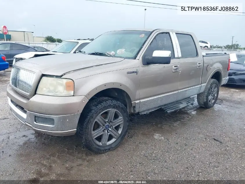 2006 Lincoln Mark Lt VIN: 5LTPW18536FJ08862 Lot: 42410679