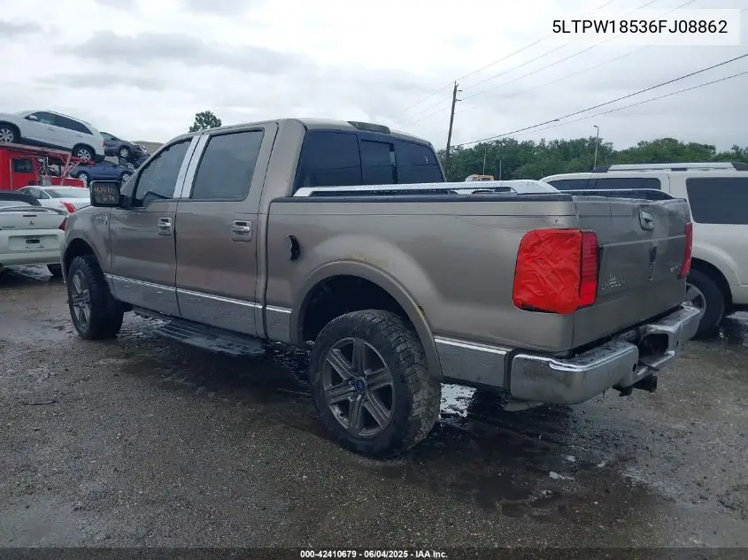 2006 Lincoln Mark Lt VIN: 5LTPW18536FJ08862 Lot: 42410679
