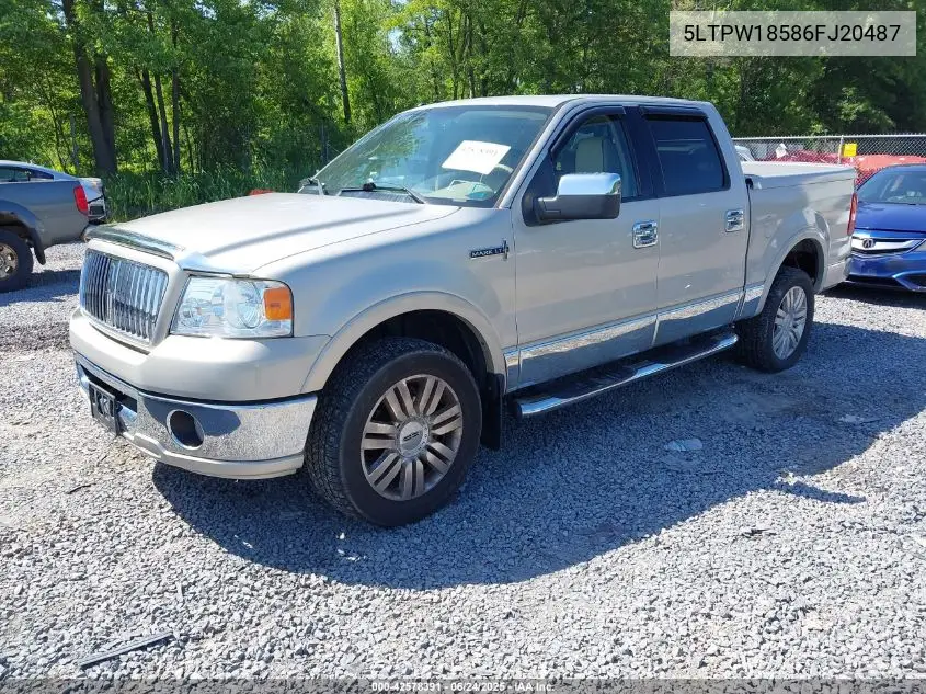 2006 Lincoln Mark Lt VIN: 5LTPW18586FJ20487 Lot: 42578391
