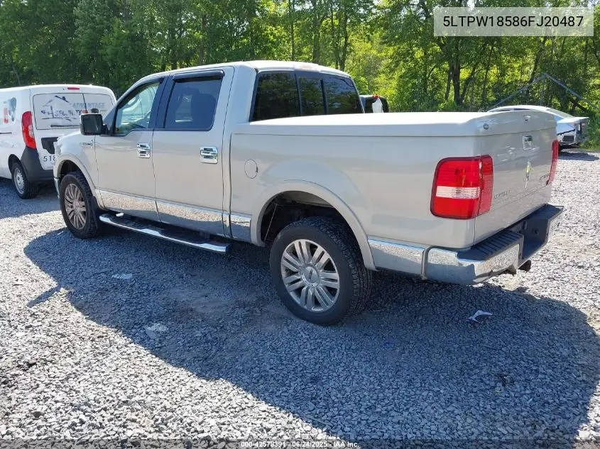 2006 Lincoln Mark Lt VIN: 5LTPW18586FJ20487 Lot: 42578391