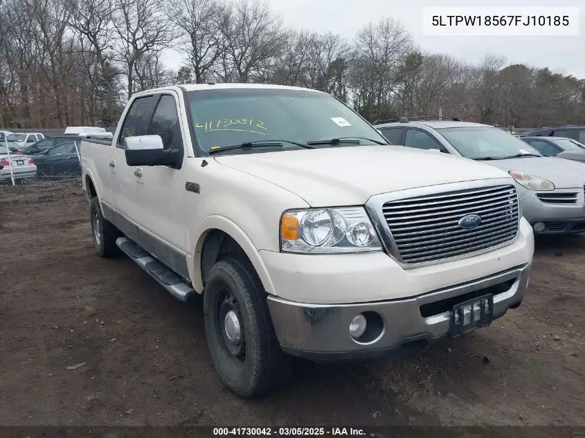 2007 Lincoln Mark Lt VIN: 5LTPW18567FJ10185 Lot: 41730042