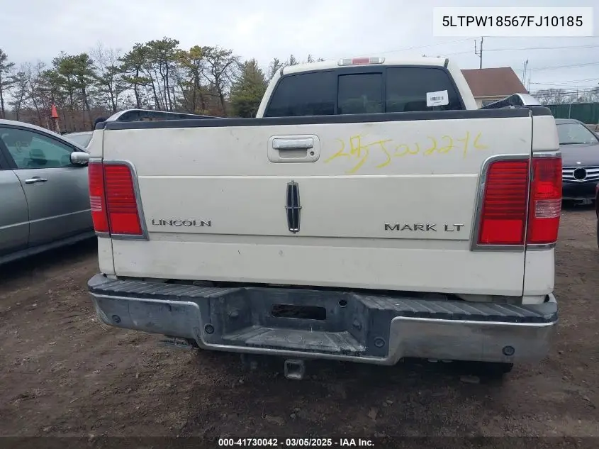 2007 Lincoln Mark Lt VIN: 5LTPW18567FJ10185 Lot: 41730042