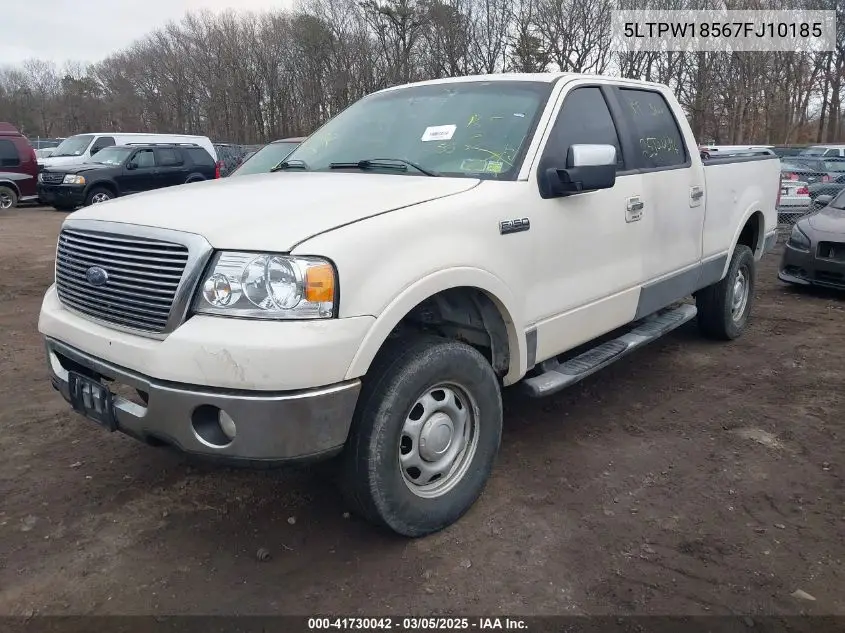 2007 Lincoln Mark Lt VIN: 5LTPW18567FJ10185 Lot: 41730042