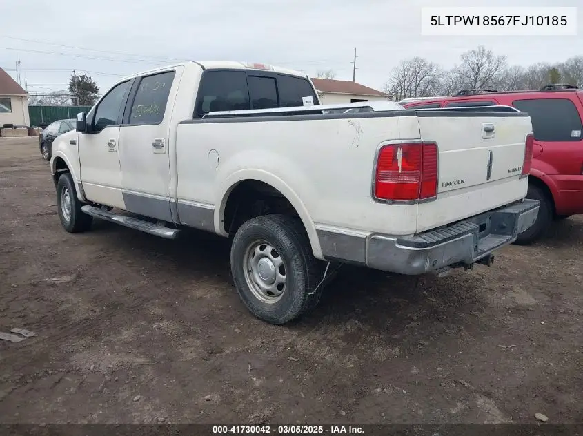 2007 Lincoln Mark Lt VIN: 5LTPW18567FJ10185 Lot: 41730042