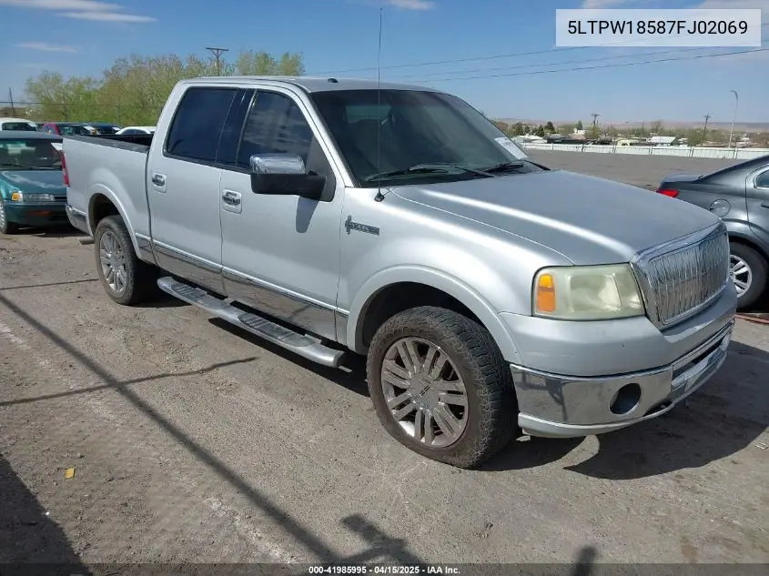 2007 Lincoln Mark Lt VIN: 5LTPW18587FJ02069 Lot: 41985995