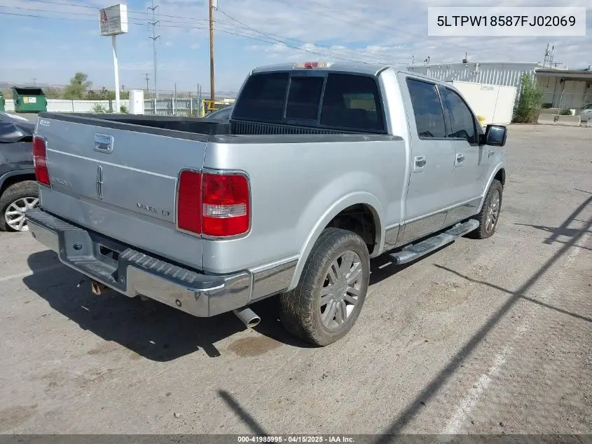 2007 Lincoln Mark Lt VIN: 5LTPW18587FJ02069 Lot: 41985995