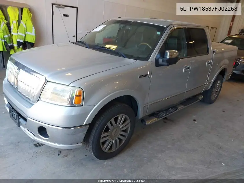 2007 Lincoln Mark Lt VIN: 5LTPW18537FJ02268 Lot: 42127779