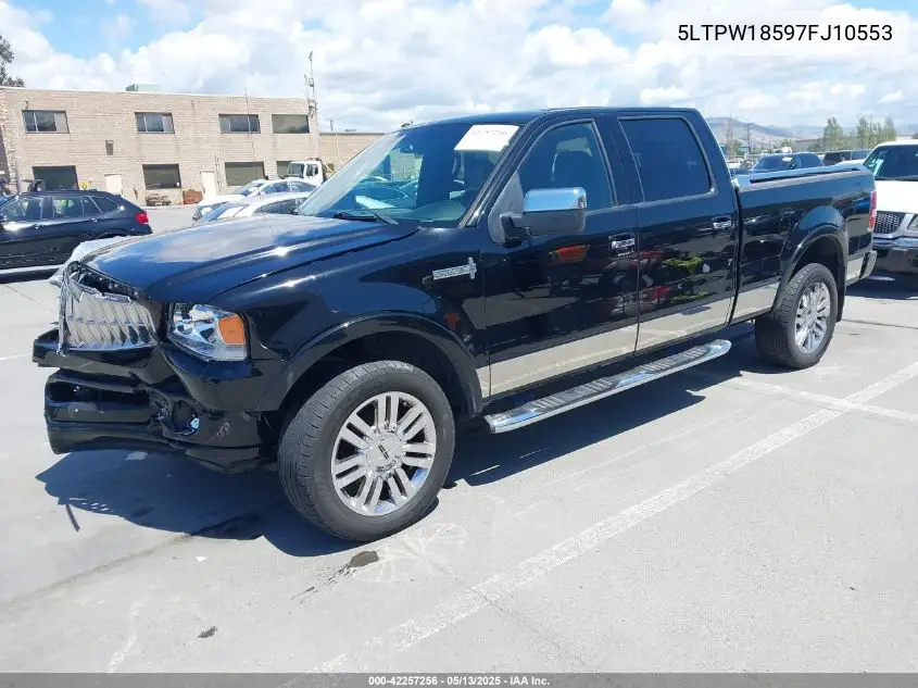 2007 Lincoln Mark Lt VIN: 5LTPW18597FJ10553 Lot: 42257256