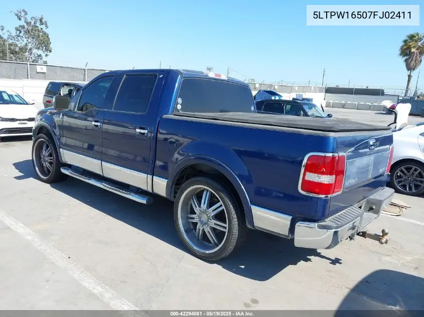 2007 Lincoln Mark Lt VIN: 5LTPW16507FJ02411 Lot: 42294081