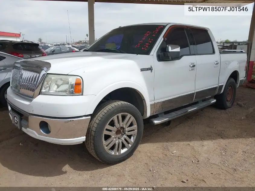 2007 Lincoln Mark Lt VIN: 5LTPW18507FJ01546 Lot: 42388179