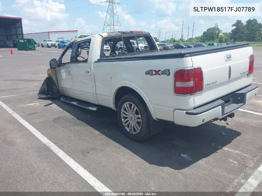 2007 Lincoln Mark Lt VIN: 5LTPW18517FJ07789 Lot: 42563196