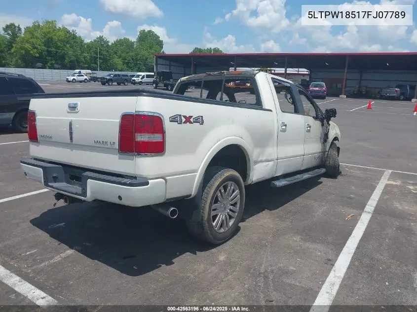 2007 Lincoln Mark Lt VIN: 5LTPW18517FJ07789 Lot: 42563196