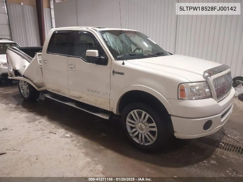 2008 Lincoln Mark Lt VIN: 5LTPW18528FJ00142 Lot: 41371158