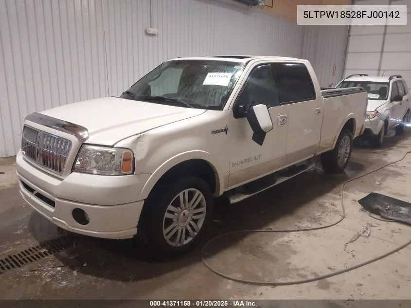 2008 Lincoln Mark Lt VIN: 5LTPW18528FJ00142 Lot: 41371158