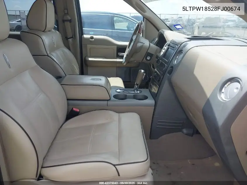 2008 Lincoln Mark Lt VIN: 5LTPW18528FJ00674 Lot: 42375343