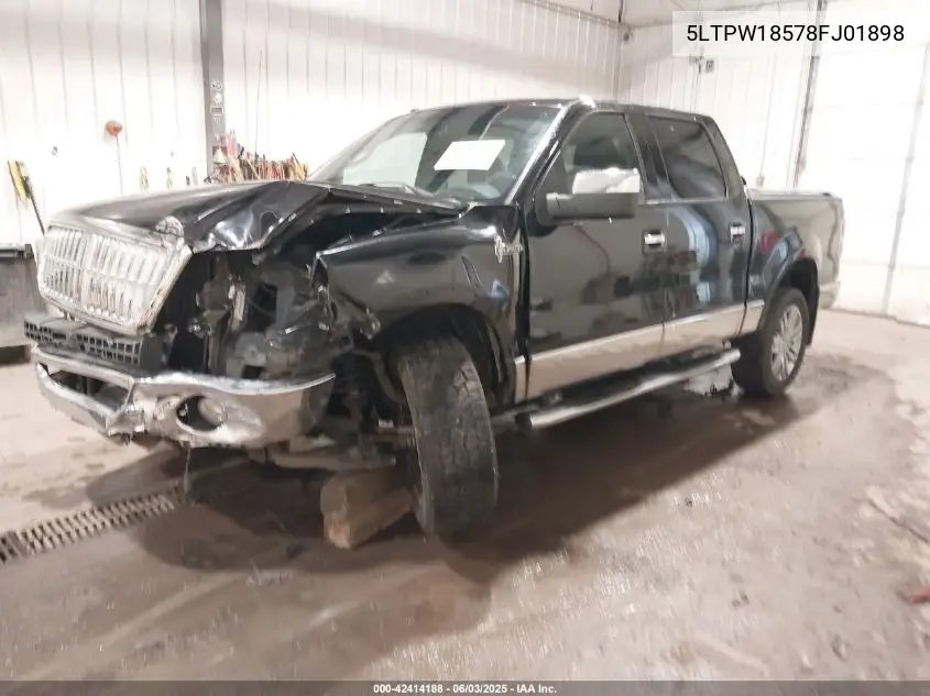 2008 Lincoln Mark Lt VIN: 5LTPW18578FJ01898 Lot: 42414188