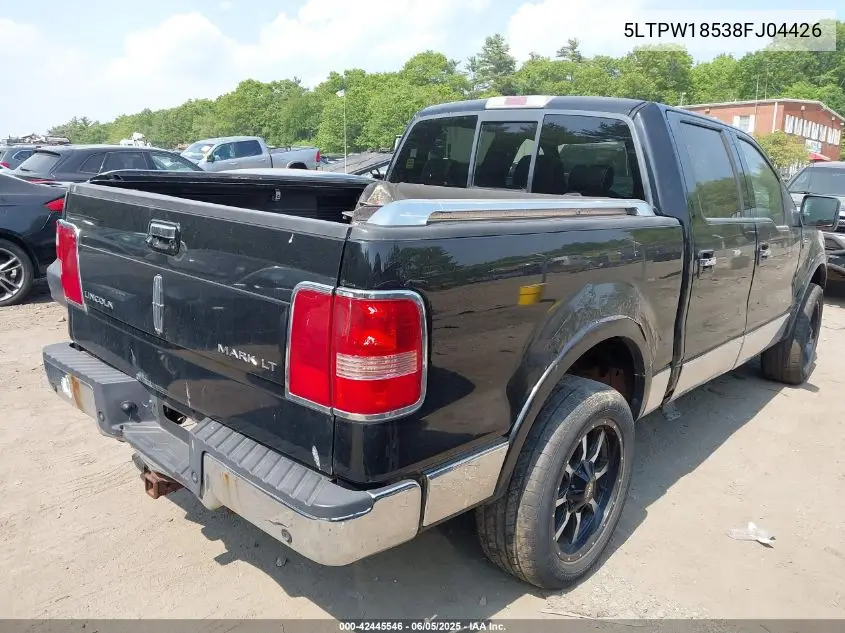 2008 Lincoln Mark Lt VIN: 5LTPW18538FJ04426 Lot: 42445546
