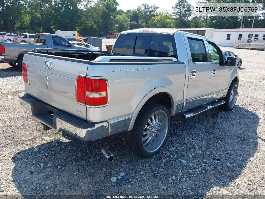 2008 Lincoln Mark Lt VIN: 5LTPW185X8FJ06769 Lot: 42571820