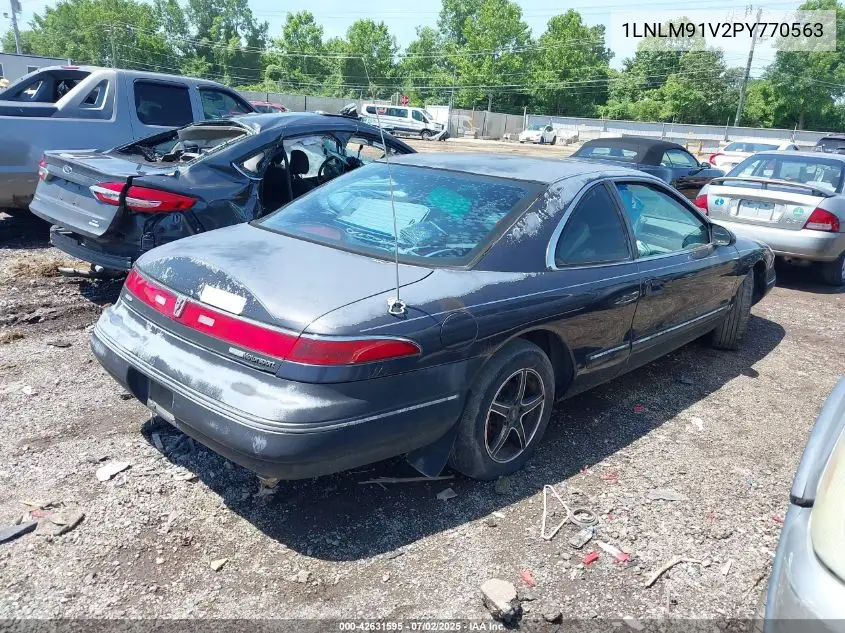 1993 Lincoln Mark Viii VIN: 1LNLM91V2PY770563 Lot: 42631595