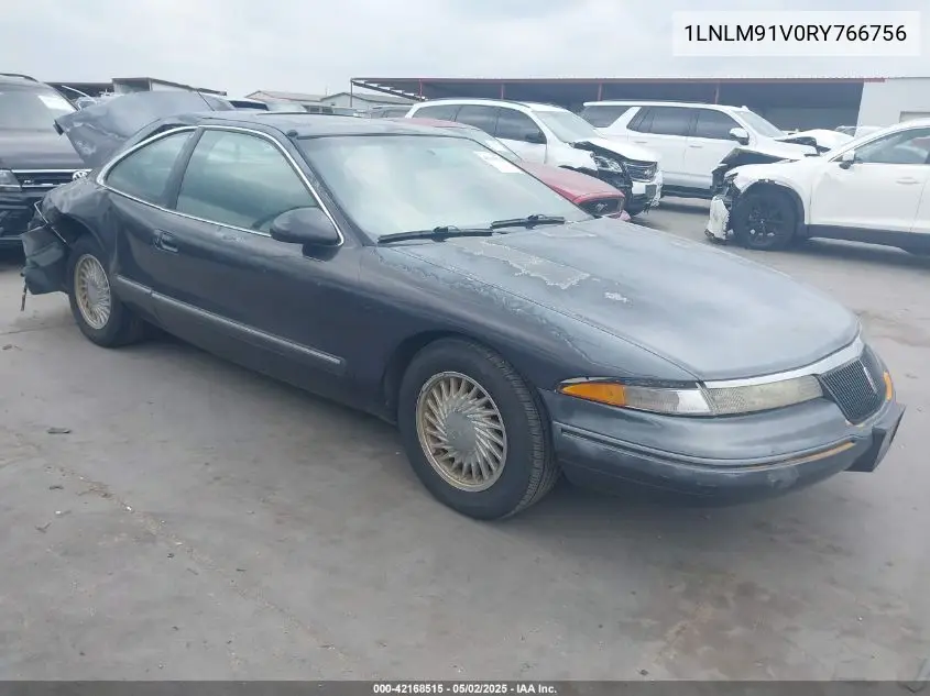 1994 Lincoln Mark Viii VIN: 1LNLM91V0RY766756 Lot: 42168515