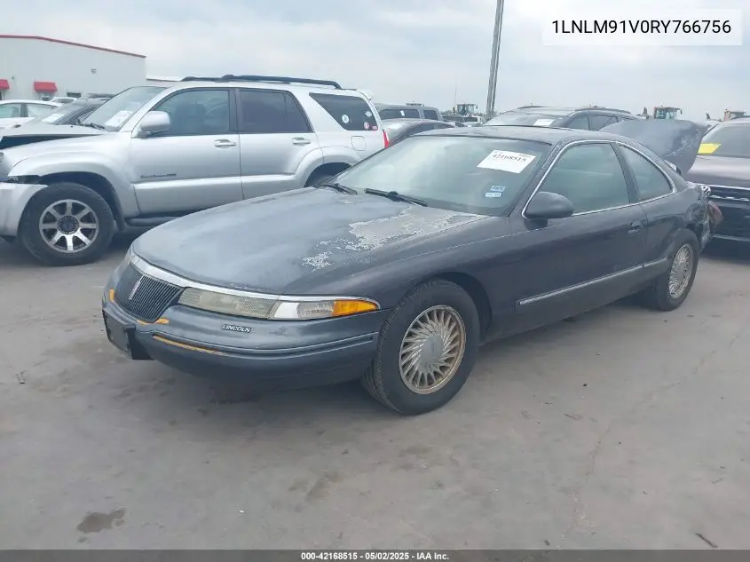 1994 Lincoln Mark Viii VIN: 1LNLM91V0RY766756 Lot: 42168515