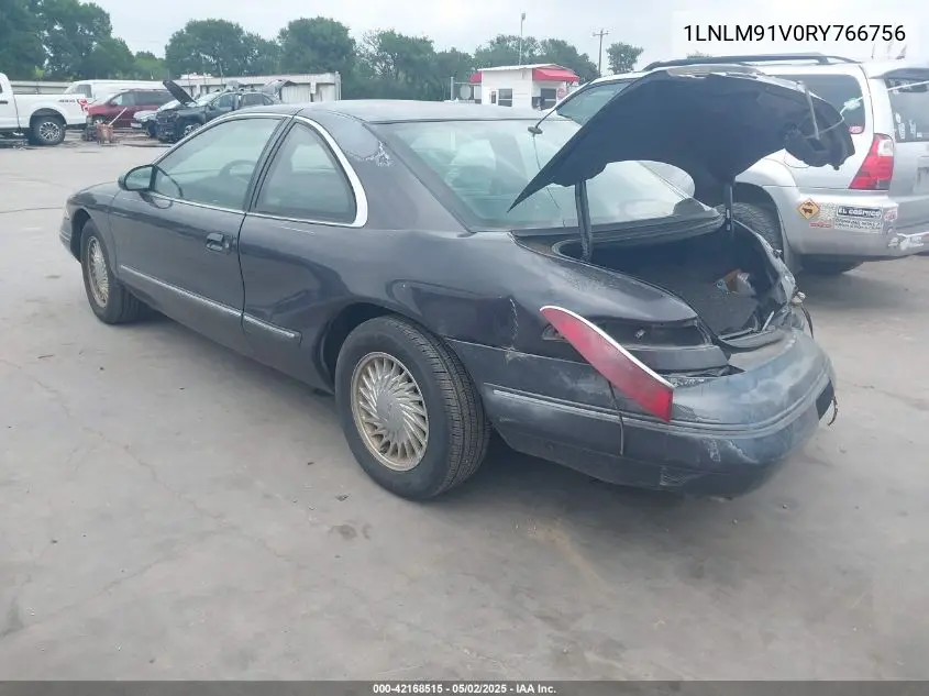 1994 Lincoln Mark Viii VIN: 1LNLM91V0RY766756 Lot: 42168515