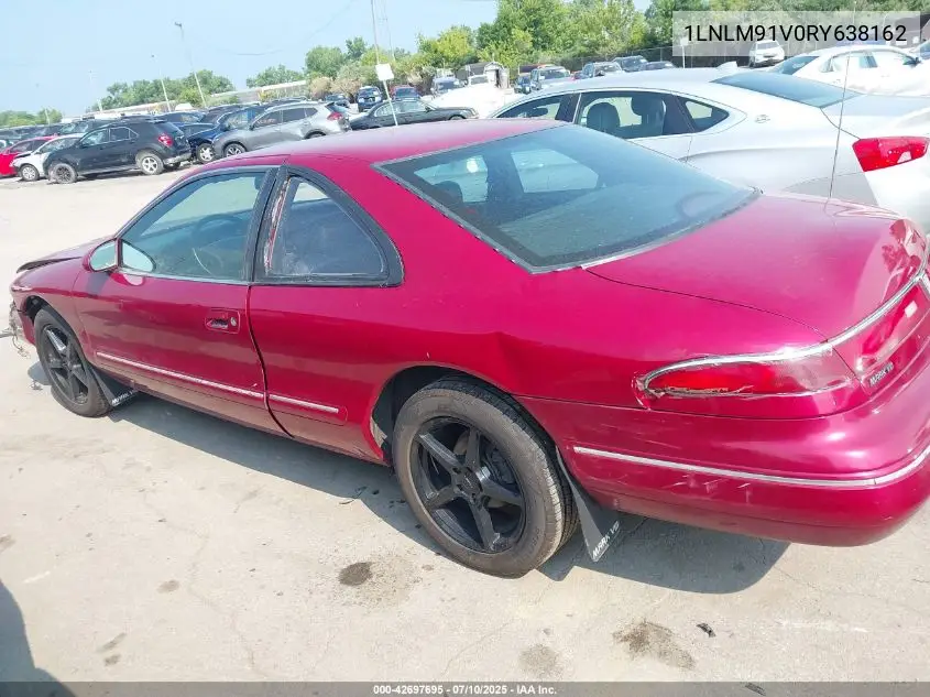 1994 Lincoln Mark Viii VIN: 1LNLM91V0RY638162 Lot: 42697695