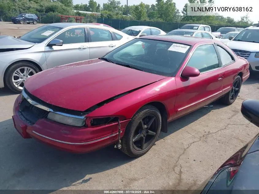 1994 Lincoln Mark Viii VIN: 1LNLM91V0RY638162 Lot: 42697695