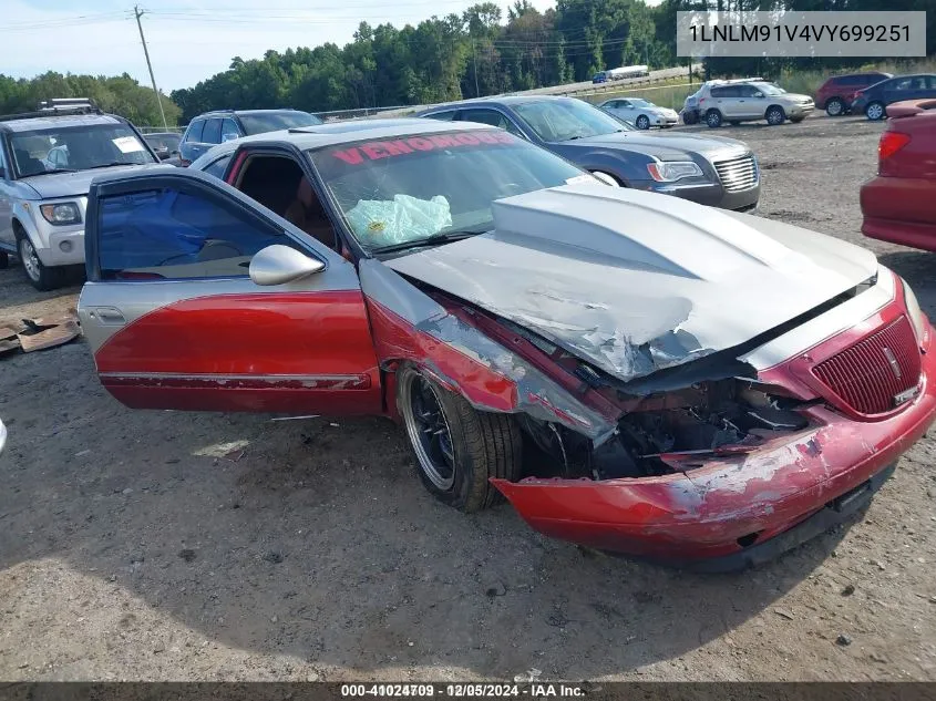 1997 Lincoln Mark Viii VIN: 1LNLM91V4VY699251 Lot: 41024709