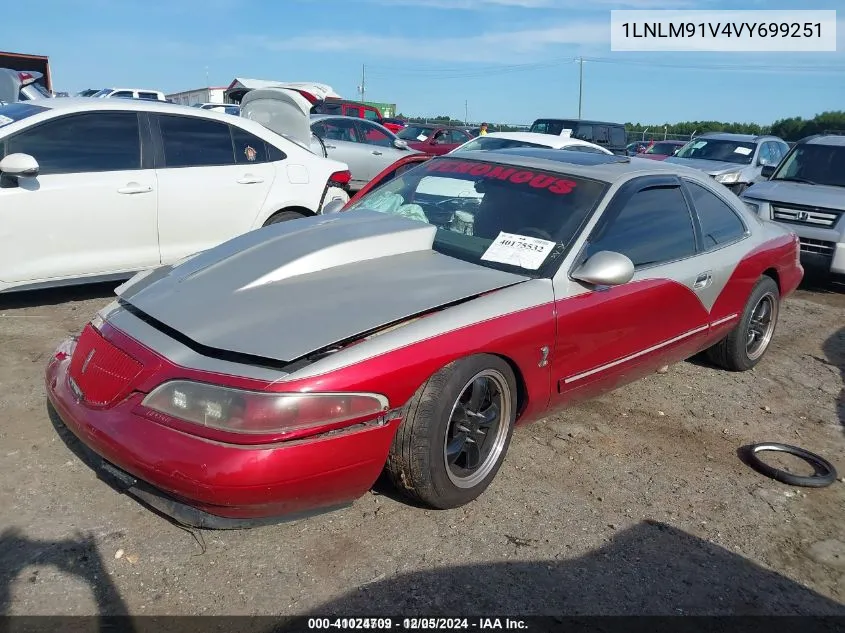 1997 Lincoln Mark Viii VIN: 1LNLM91V4VY699251 Lot: 41024709